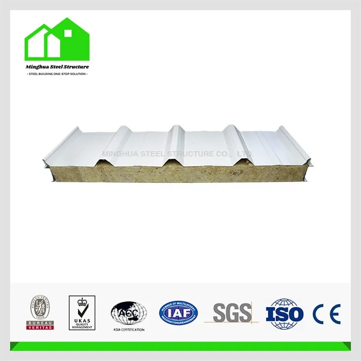 Metal Rock Wool Sandwich Roof Panel